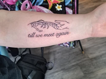 Till we meet again - Nice Line Tattoo Mölln Till we meet again - Nice Line Tattoo Mölln
