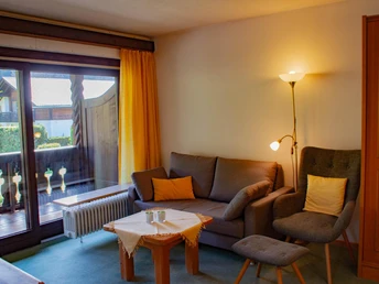 Wohnzimmer Ferienwohnung Soiern