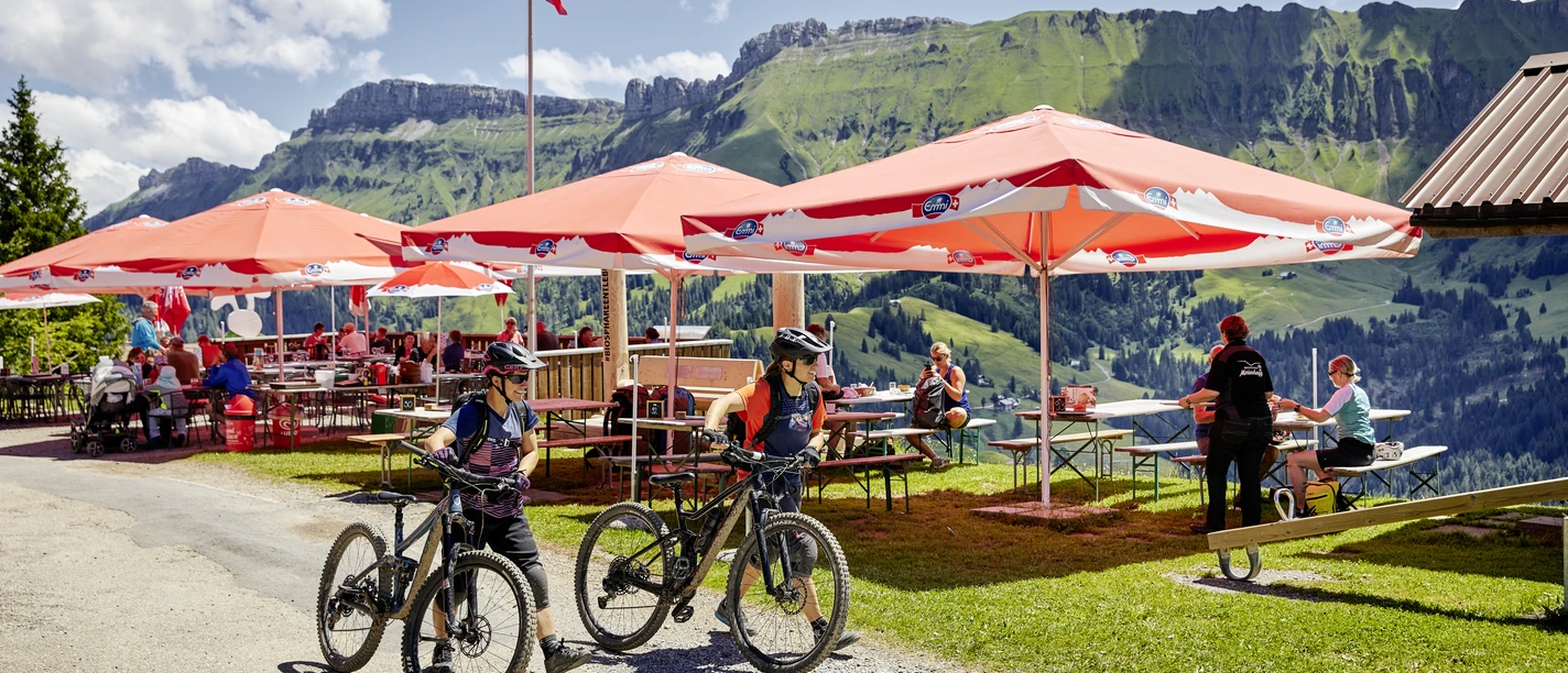 Faire du VTT sur le Marbachegg : un paradis pour les vététistes