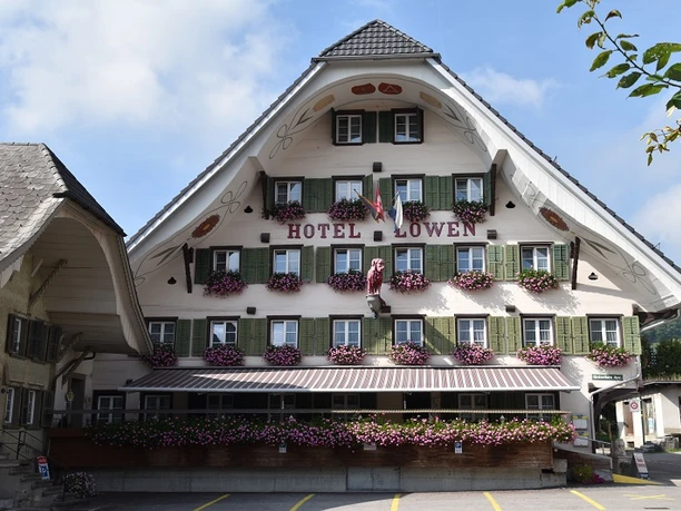 The Hotel Löwen in typical country inn style