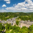Blick auf Monschau mit Burg