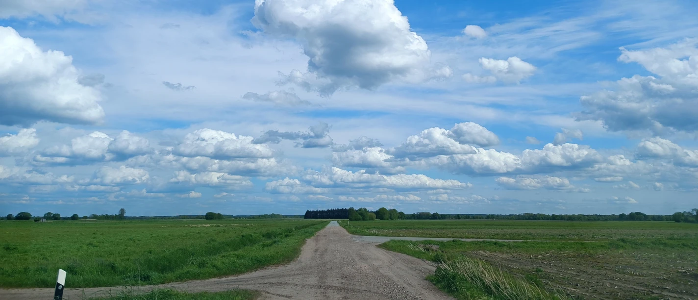 Breddorfer Moor Moor, expanse, clouds, expanse and moor