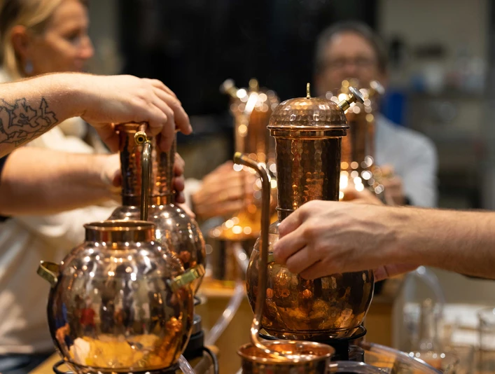 Edelwhite Gin Workshop – Gin destillieren