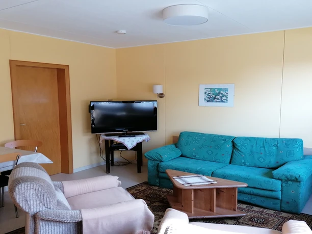 Ferienwohnung Halle Wohnzimmer