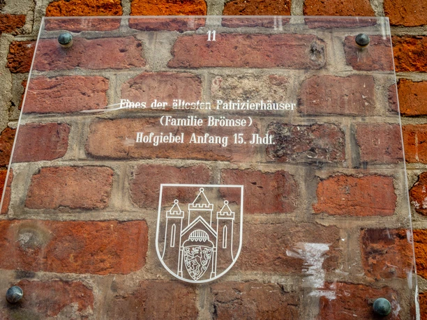 Das Brömse Haus ist eines der ältesten Patrizierhäuser Lüneburgs Das Brömse Haus steht in der Altstadt Lüneburgs