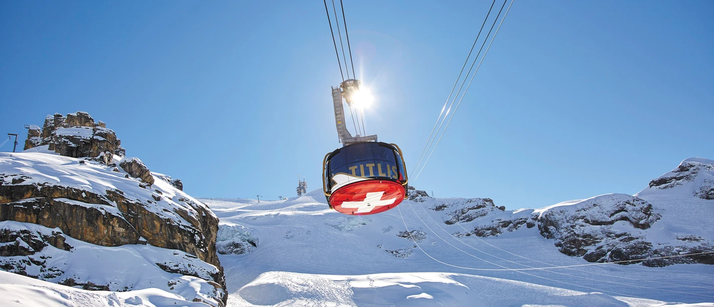 Titlis Rotair mountain railway Titlis Rotair 2015