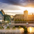 Augustusplatz with University of Leipzig and Krochhochhaus | Leipzig Convention Bureau Augustusplatz with University of Leipzig and Krochhochhaus - presented by Leipzig Convention Bureau