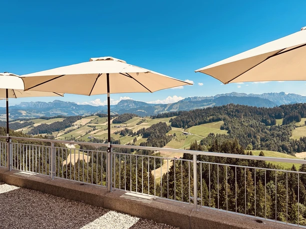 Im Bramboden haben Sie eine schöne Aussicht auf die malerische Landschaft des Entlebuchs