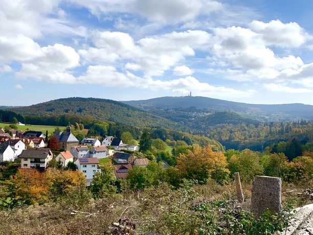 Blick von Seelenberg Richtung Großer Feldberg