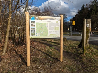 Einstiegsportal an der Kittelhütte bei Seelenberg