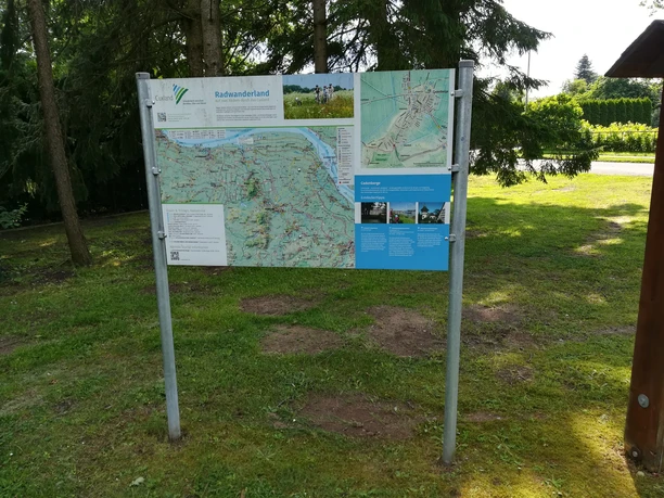 Radler´s Rast Infotafel Alter Postweg Cadenberge