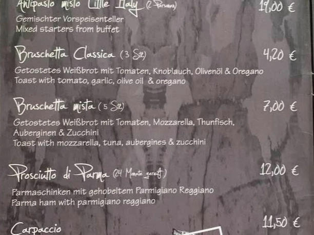 Marco Polo_Speisekarte_Antipasti