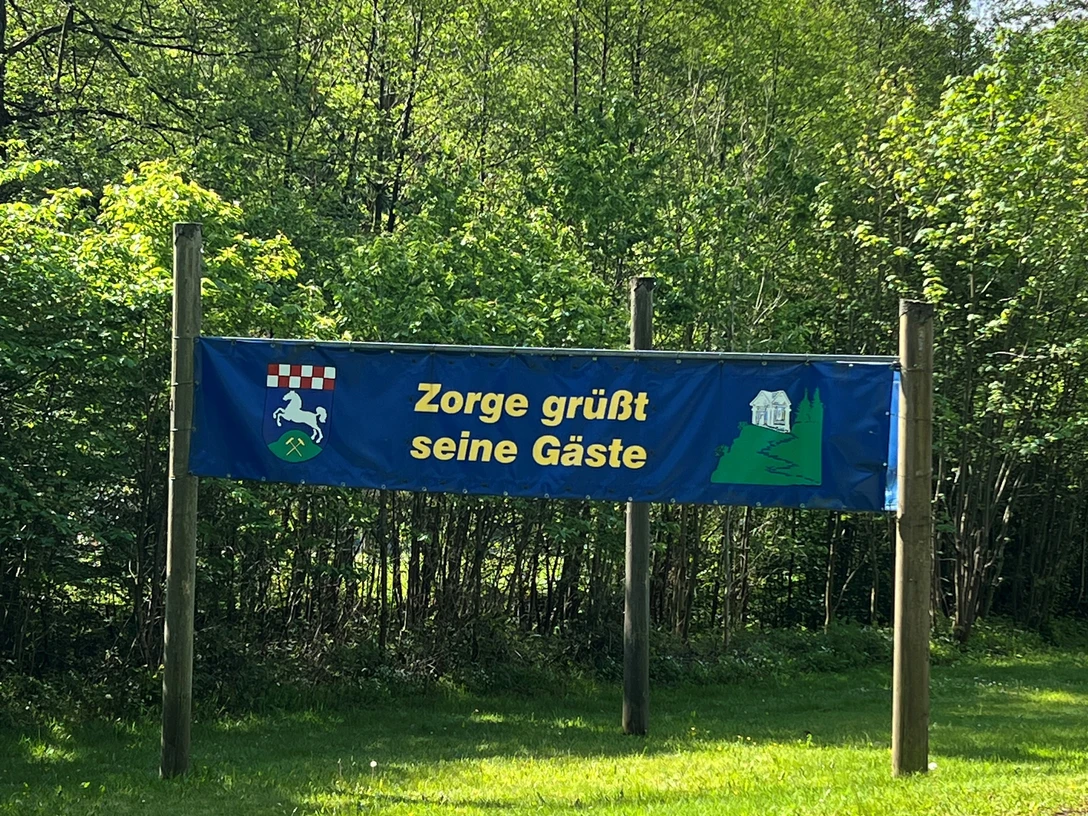 Begrüßungsbanner Zorge