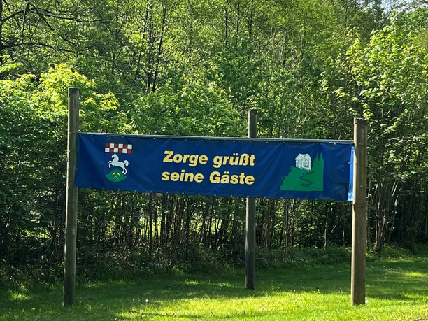 Begrüßungsbanner Zorge