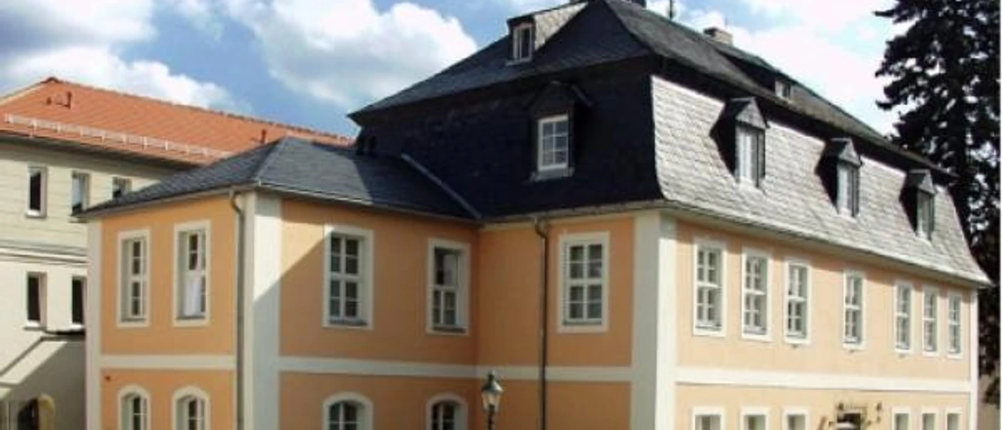 Blick auf das KOMENSKÝ Gäste- und Tagungshaus