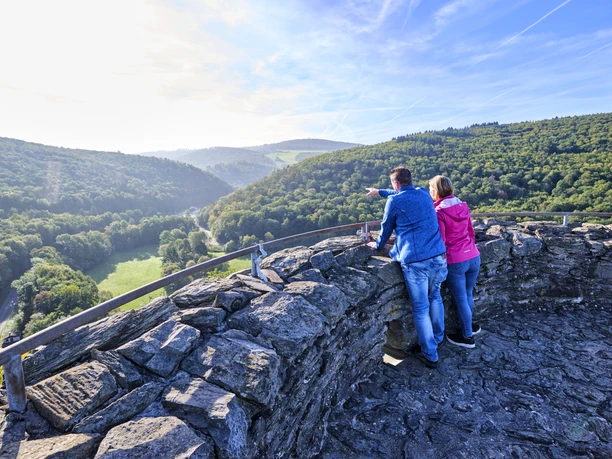 Ausblick von Burg Altweilnau aus