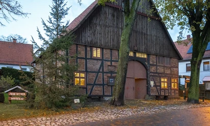 Bad-Driburg_weberhaus_alhausen Friedrich Wilhelm Weber Museum Alhausen von außen.
