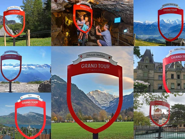 Grand Tour photo spots in the Holiday Region Interlaken