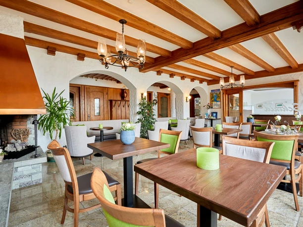 Hotel-Lobby des Hotels Schmid