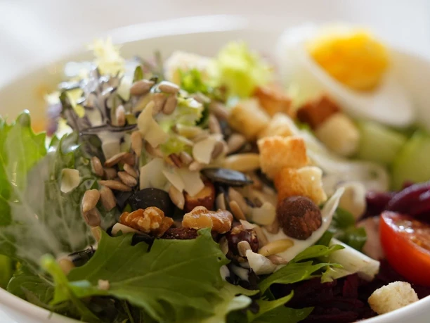 Essen beim Restaurant Bellevue auf dem Pilatus