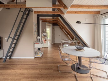 Wohnbereich des Eichenallee Apartments Wohnbereich des Eichenallee Apartments