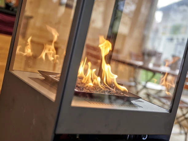 Feuer sorgt auch an kühleren Tagen für Gemütlichkeit im Löwenherz Wehrheim