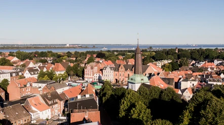Drohnenaufnahme Glückstadt