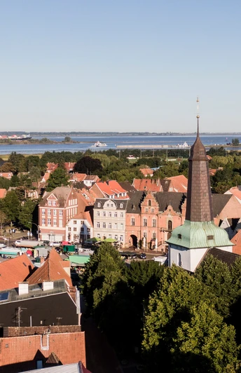 Drohnenaufnahme Glückstadt