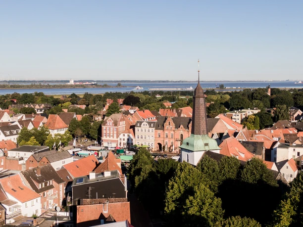 Drohnenaufnahme Glückstadt