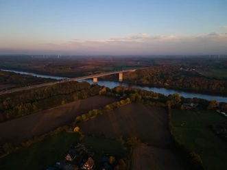 Luftaufnahme Nord-Ostsee-Kanal