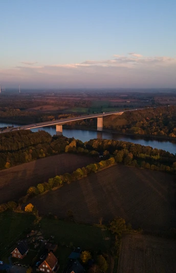 Luftaufnahme Nord-Ostsee-Kanal