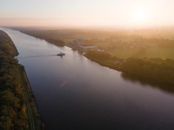 Luftaufnahme Nord-Ostsee-Kanal