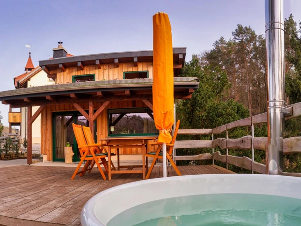 Ferienhaus Siebenschläfer mit Pool