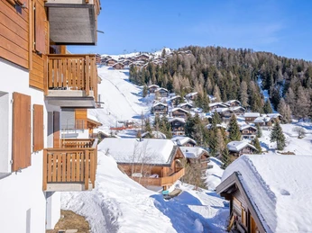 Blick zum Skilift Alpmatten