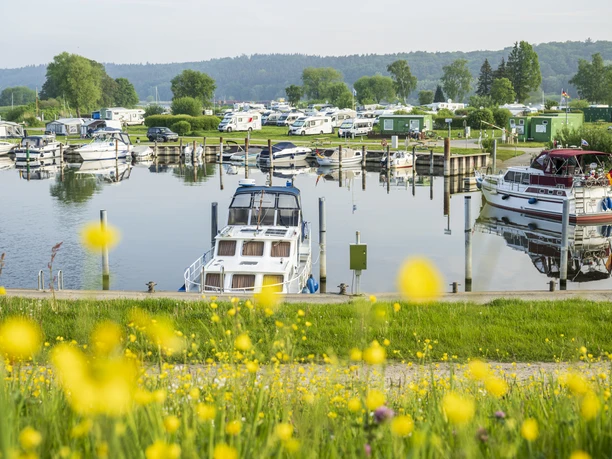 Sportboothafen in Artlenburg an der Elbe Sportboothafen in Artlenburg an der Elbe