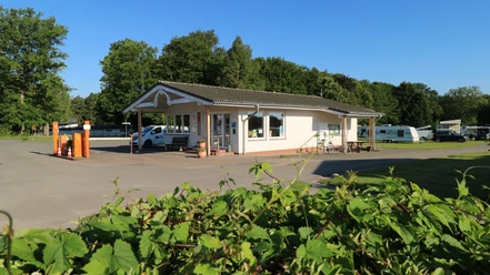 Die Rezeption vom Campingplatz in Zeven Die Rezeption vom Campingplatz in Zeven