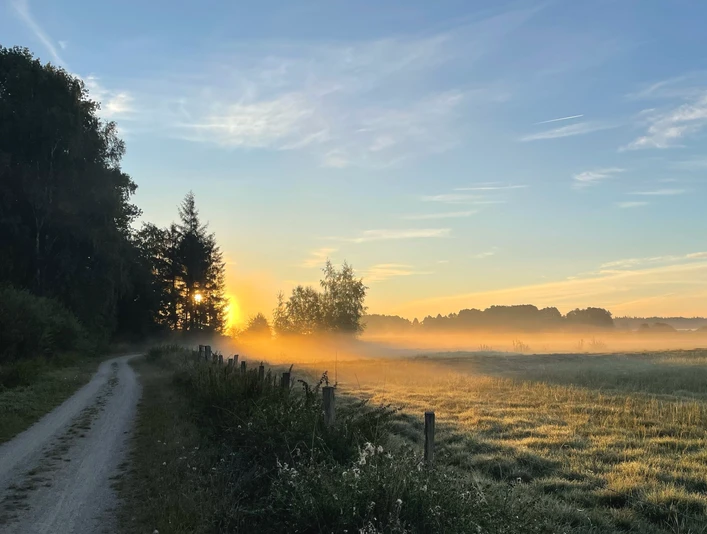 Sonnenaufgang in der Hammeniederung
