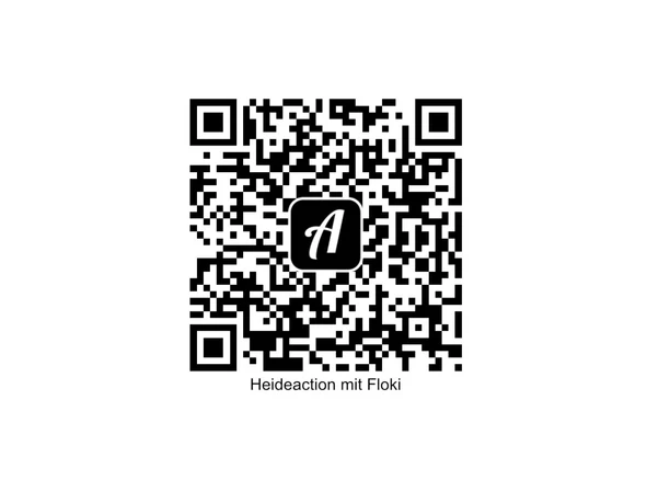 QR-code Heideactie Lüneburg met Floki
