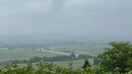 RI13 Hünenburg Route Blick auf die Weser