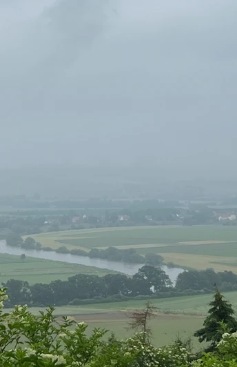 RI13 Hünenburg Route Blick auf die Weser