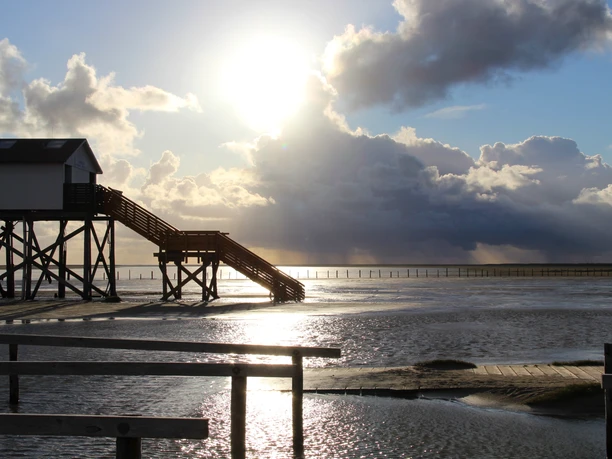 Pfahlbauten in St. Peter-Ording