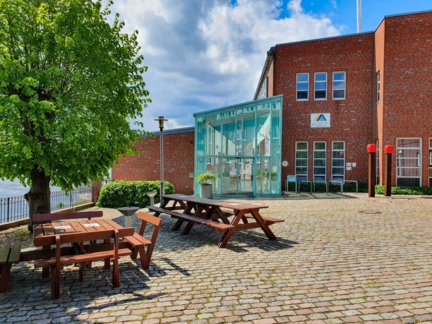 JHB Zündholzfabrik©Dorothée Meyer (474).jpg Jugendherberge Zündholzfabrik Lauenburg Eingang