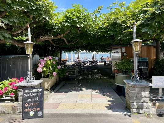 Beer garden_entrance Beckenried_Nidwalden