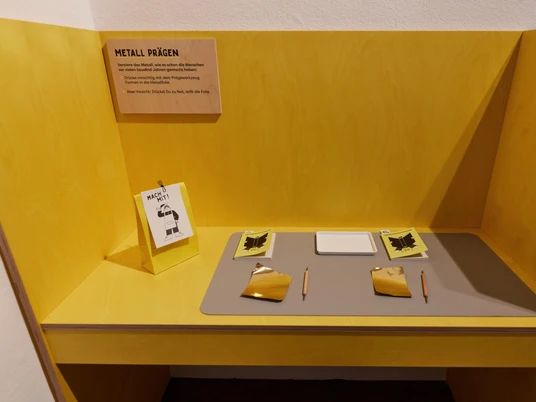 Mitmachstationen für Kinder im Museum Medebach