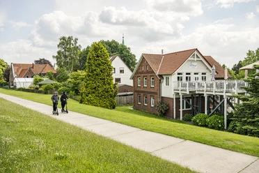 Elbcafé on the dyke in Drennhausen