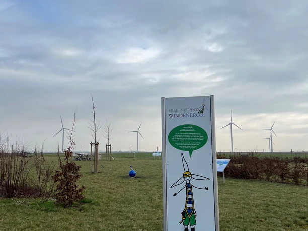 Bilick auf das Erlebnisland Windenergie Bilick auf das Erlebnisland Windenergie