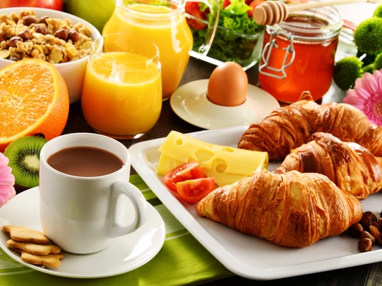 Breakfast,Consisting,Of,Fruits,,Orange,Juice,,Coffee,,Honey,,Bread,And Breakfast,Consisting,Of,Fruits,,Orange,Juice,,Coffee,,Honey,,Bread,And