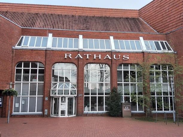 Haupteingang des Rathaus Zeven Haupteingang des Rathaus Zeven