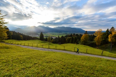 Oberer Heubergweg bei Eschenlohe
