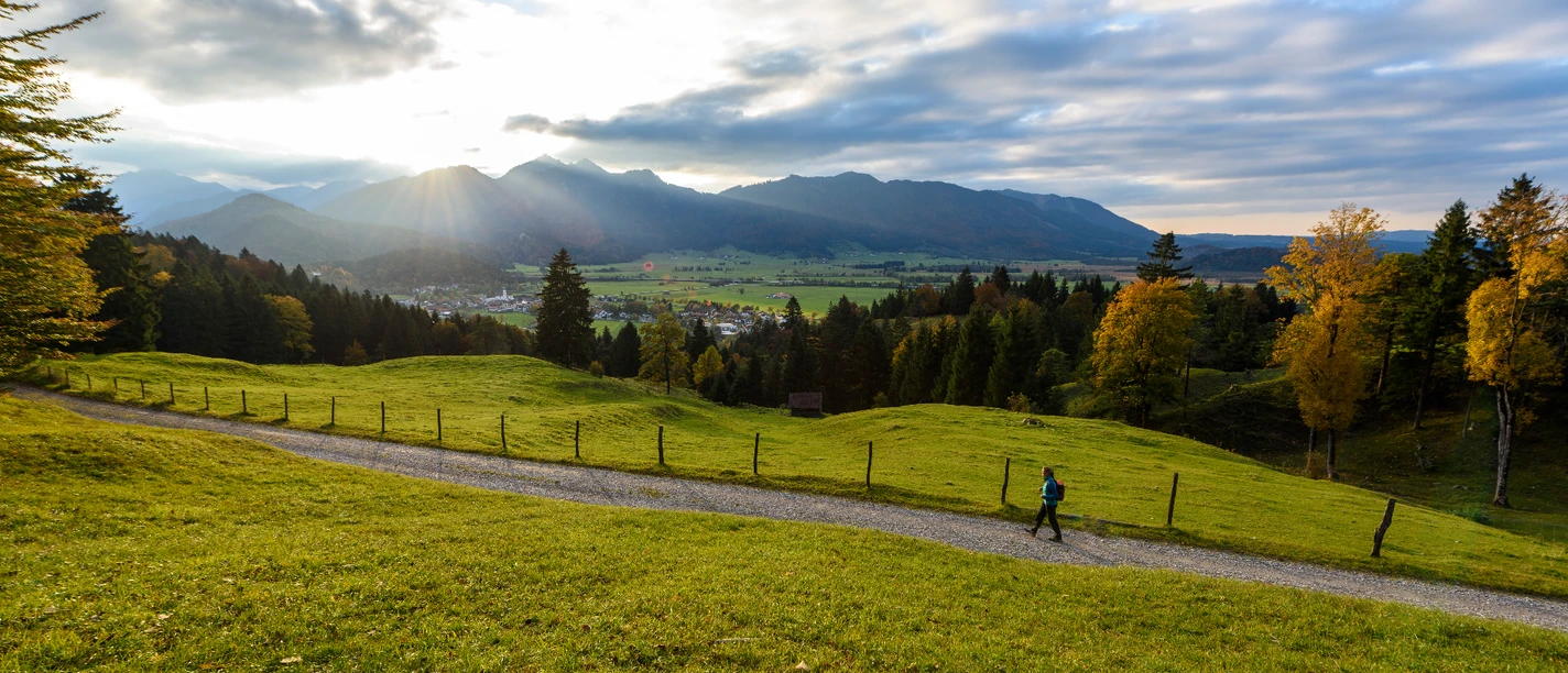 Oberer Heubergweg bei Eschenlohe